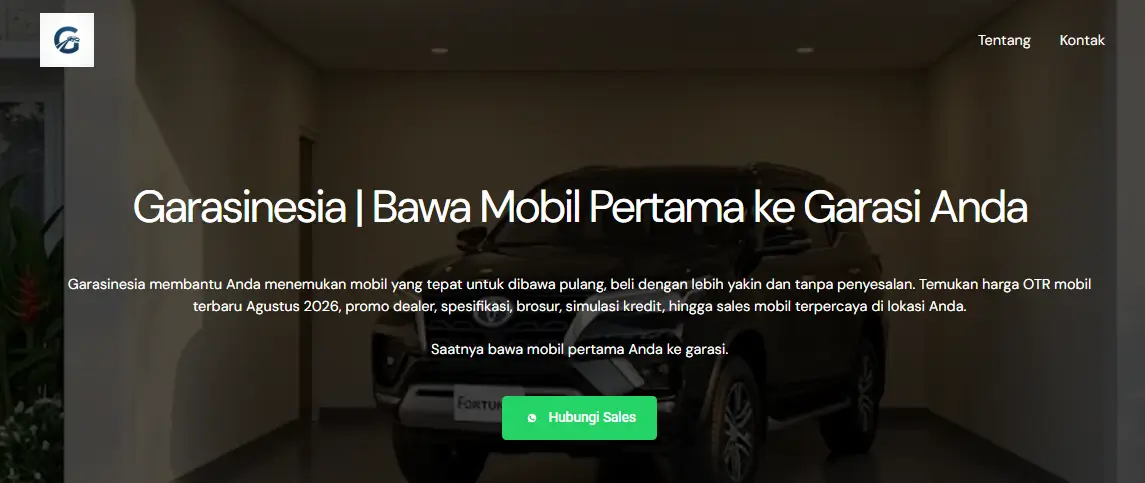 Garasinesia.com, Jasa pembuatan website