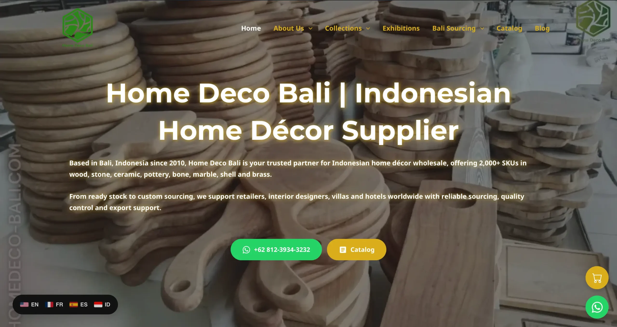 Jasa Website SEO Anak Agency - Pembuatan website ekspor Home Deco Bali