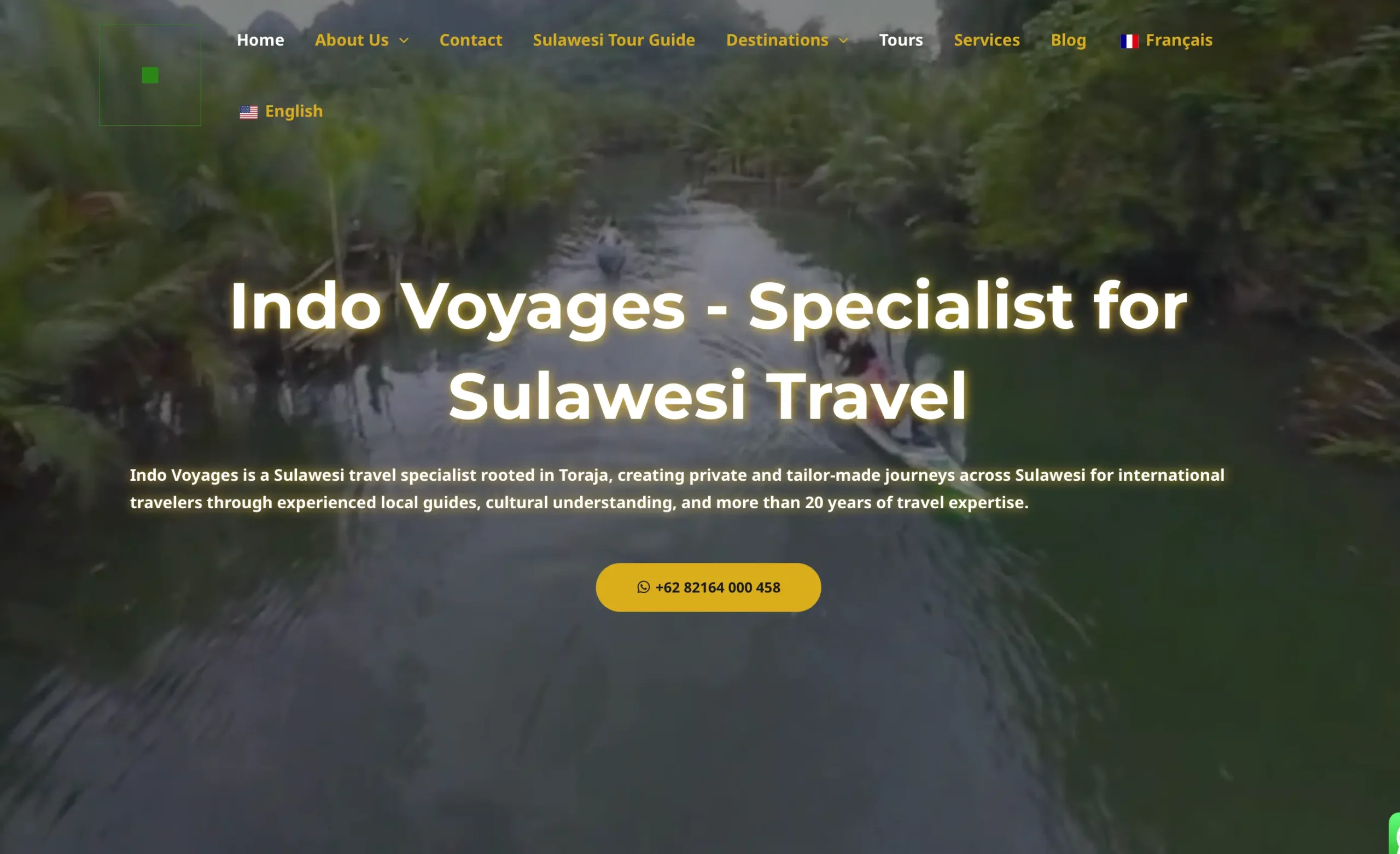 Jasa Pembuatan Website Wisata, Tour and Travel Sulawesi Toraja Indo Voyages